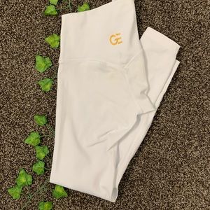BRAND NEW gold elite apparel white leggings